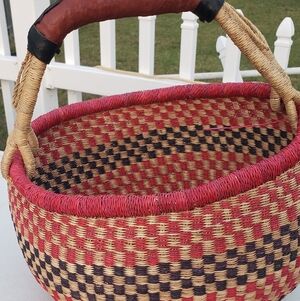 Adametu Hand woven Ghana Bolga basket